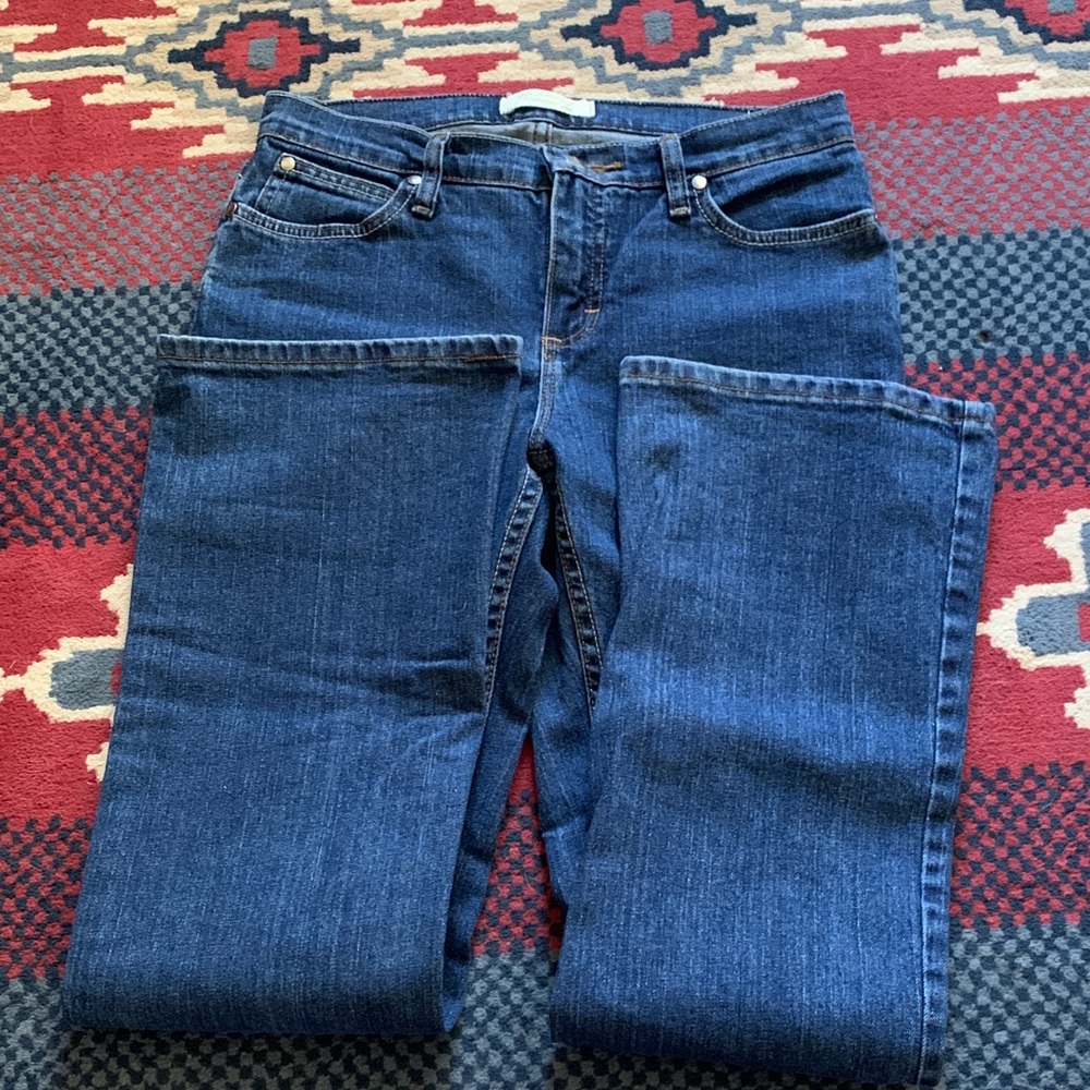 Wrangler Women's Straight Leg Jeans in Deep Blue